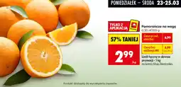 Biedronka Pomarańcze na wagę oferta