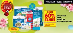 Biedronka Ryby mrożone niepasteryzowane oferta
