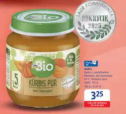 dm drogerie markt dm dmBio Dynia, z certyfikatem Demeter, dla niemowląt od 5. miesiąca życia oferta
