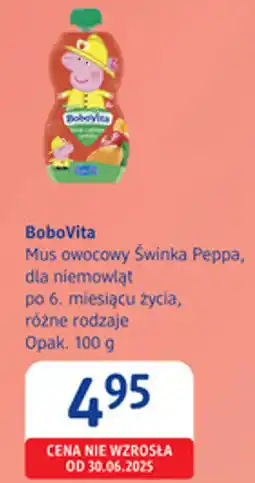 dm drogerie markt BoboVita Mus owocowy Świnka Peppa, dla niemowląt po 6. miesiącu życia oferta