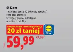 Lidl Patelnia z odlewu aluminium ze wskaźnikiem nagrzania Ø 32 cm oferta