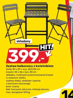 Bricomarche Zestaw balkonowy oferta