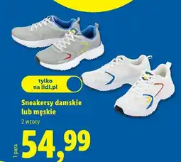 Lidl Sneakersy damskie / męskie oferta
