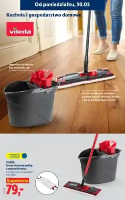 Lidl Zestaw do mycia podłóg z mopem Ultramax oferta