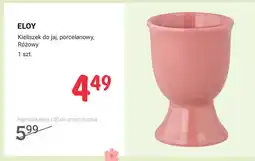 Rossmann Kieliszek do jaj, porcelanowy, różowy oferta