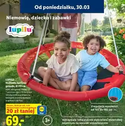 Lidl Huśtawka bocianie gniazdo oferta