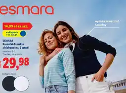 Lidl Koszulki damskie z biobawełną, 2 sztuki oferta