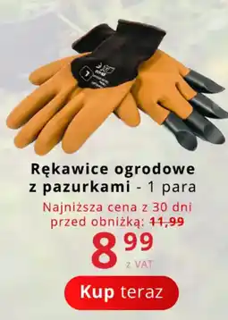 Poczta Polska Rękawice ogrodowe z pazurkami oferta