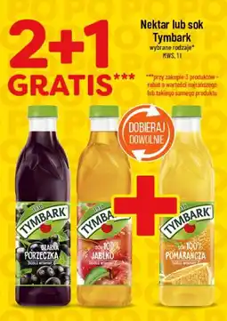 Polomarket Nektar lub sok Tymbark oferta