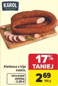 Carrefour Kiełbasa z kija KAROL kg oferta