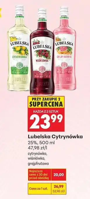 Biedronka Lubelska Cytrynówka oferta