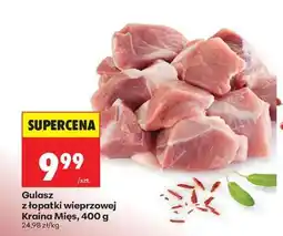 Biedronka Gulasz z łopatki wieprzowej Kraina Mięs, 400 g oferta