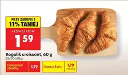 Biedronka Rogalik croissant 60 g oferta