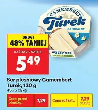 Biedronka Ser pleśniowy Camembert Turek, 120 g oferta