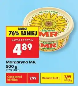 Biedronka Margaryna MR, 500 g oferta