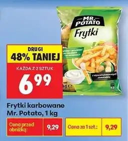 Biedronka Frytki karbowane Mr. Potato 1 kg oferta