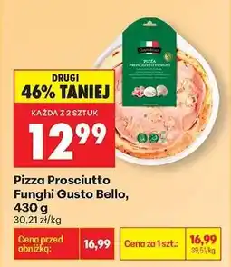 Biedronka Pizza Prosciutto Funghi Gusto Bello 430 g oferta