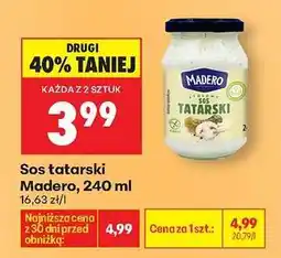 Biedronka Sos tatarski Madero , 240 ml oferta