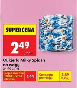 Biedronka Cukierki Milky Splash na wagę oferta