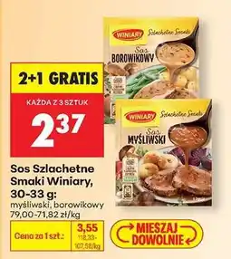 Biedronka Sos Szlachetne Smaki Winiary, 30-33 g oferta