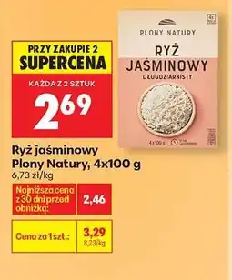 Biedronka Ryż jaśminowy Plony Natury 4x100 g oferta