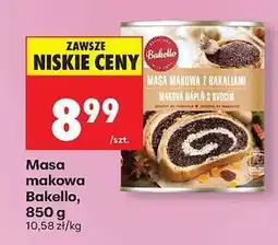 Biedronka Masa makowa Bakello, 850 g oferta