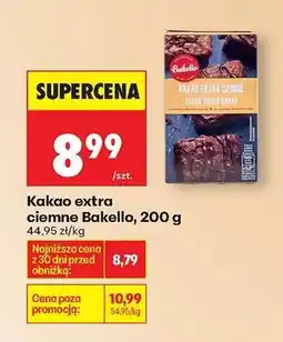 Biedronka Kakao extra ciemne Bakello, 200 g oferta