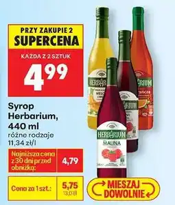 Biedronka Syrop Herbarium 440 ml oferta
