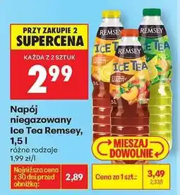 Biedronka Napój niegazowany Ice Tea Remsey, 1,5 l oferta