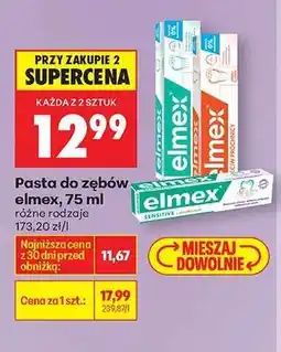 Biedronka pasta do zębów Elmex 75 ml oferta
