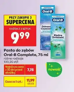 Biedronka Pasta do zębów Oral-B Complete, 75 ml oferta