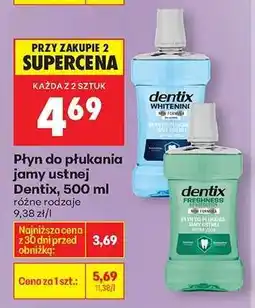 Biedronka Płyn do płukania jamy ustnej Dentix, 500 ml oferta