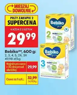 Biedronka Bebiko**, 600 g: 2, 3, 4, 5, 2R, 3R oferta