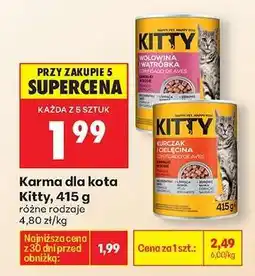 Biedronka Karma dla kota Kitty, 415 g oferta