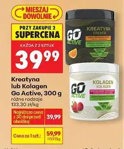 Biedronka Kreatyna lub Kolagen Go Active, 300 g oferta