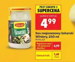 Biedronka Sos majonezowy tatarski Winiary 250 ml oferta