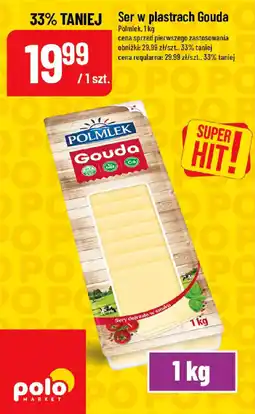 Polomarket Ser w plastrach Gouda Polmlek oferta