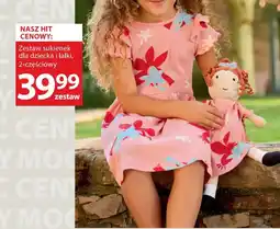 NKD Zestaw sukienek dla dziecka i lalki, 2-częściowy oferta