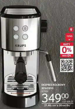 Selgros Ekspres kolbowy XP441810 Krups oferta