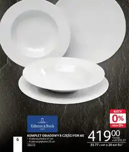 Selgros Komplet obiadowy 8 części For Me Villeroy & Boch oferta