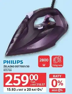 Selgros Żelazko PHILIPS ŻELAZKO DST7051/30 oferta