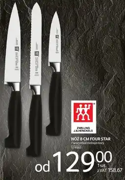 Selgros Nóż 8 cm Four Star Zwilling J.A. Henckels oferta