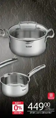Selgros Komplet garnków Tefal Duetto 10 części oferta