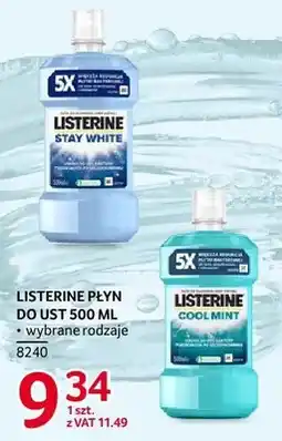 Selgros Płyn do ust Listerine Stay White oferta