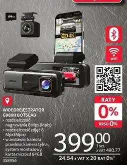 Selgros WIDEOREJESTRATOR G9800 R0TSLAD oferta