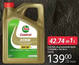 Selgros CASTROL OLEJ SILNIKOWY EDGE TITANIUM LL 5W-30 oferta
