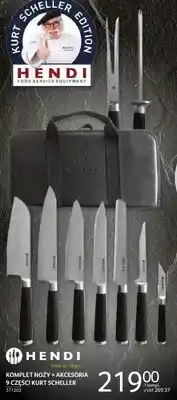 Selgros Komplet noży + akcesoria 9 części Kurt Scheller Hendi oferta