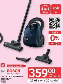 Selgros Odkurzacz workowy BOSCH ODKURZACZ WORKOWY BGB5ZBU1TT oferta