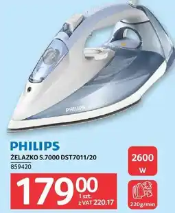 Selgros Żelazko PHILIPS ŻELAZKO S 7000 DST7011/20 oferta