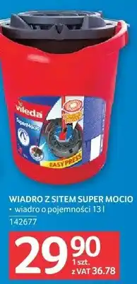 Selgros Wiadro z sitem super mocio Vileda oferta